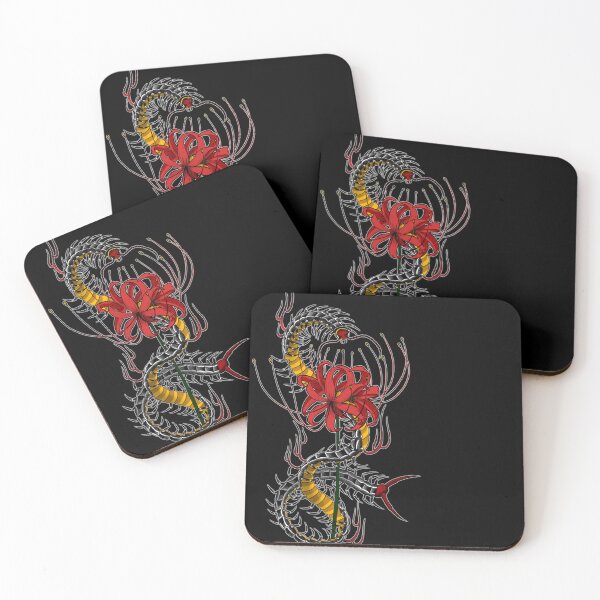 Item preview, Centipede and Lycoris Radiata designed and sold by insidelukeshead.