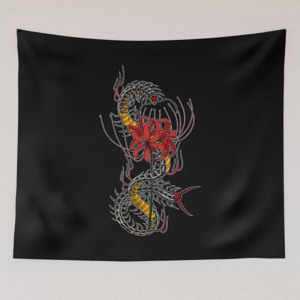 Item preview, Centipede and Lycoris Radiata designed and sold by insidelukeshead.