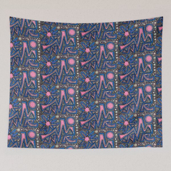 Item preview, Pink Blue Silver designed and sold by Libmandy.