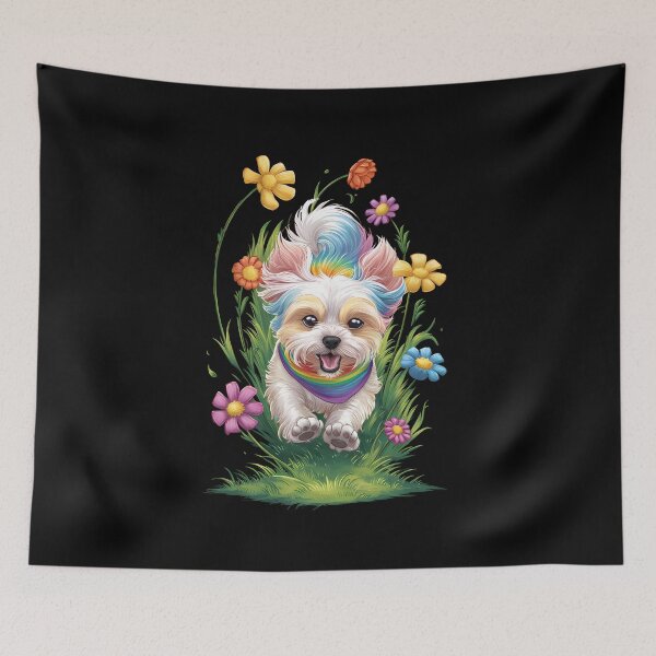 Item preview, Rainbow Pup Joy designed and sold by RedTamah.
