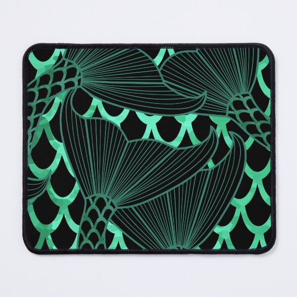 Item preview, Turquoise Mermaid Tail Pattern designed and sold by Sartoris Art.