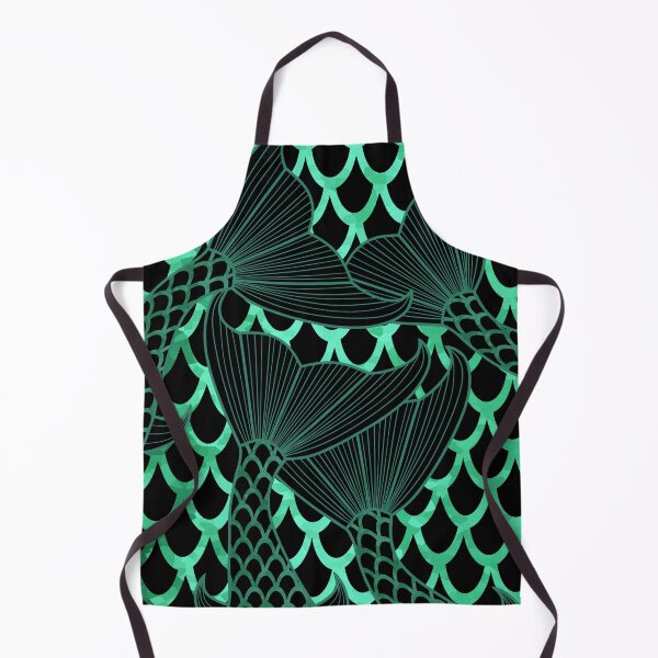 Item preview, Turquoise Mermaid Tail Pattern designed and sold by Sartoris Art.