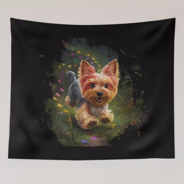 Item preview, Yorkie Trail Adventure designed and sold by RedTamah.
