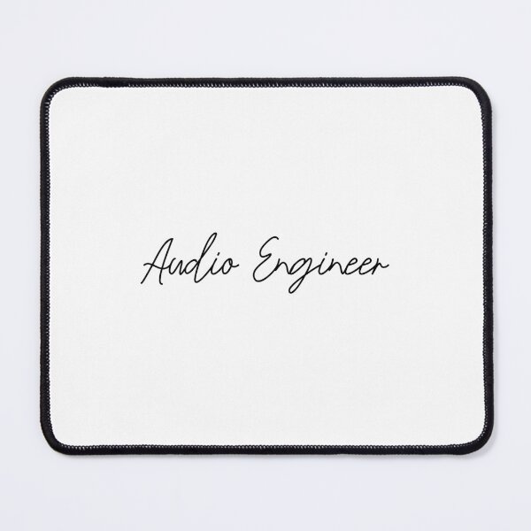 Item preview, Audio Engineer Typography designed and sold by TheEclecticKat.