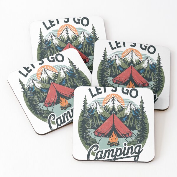 Item preview, Let's Go Camping - Nostalgic Adventure designed and sold by Mosaic-97.
