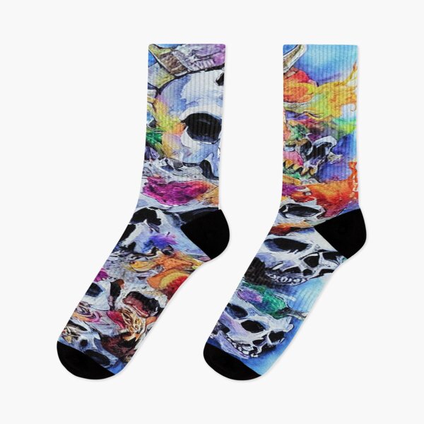 Item preview, Watercolor Skulls 3  designed and sold by Christina Gourlay.