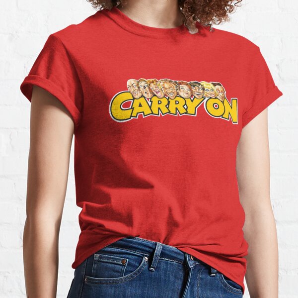 Vista previa del artículo con la obra «Eso es CARRY ON - Logotipo de personaje de estilo vintage - Películas Carry On», diseñado y vendido por Michaelofthe80s.