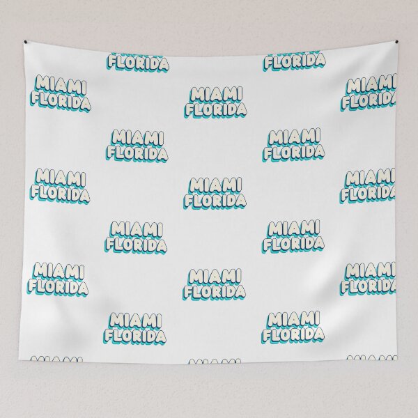 Item preview, Miami Florida (Aqua) designed and sold by Whackadoodletee.