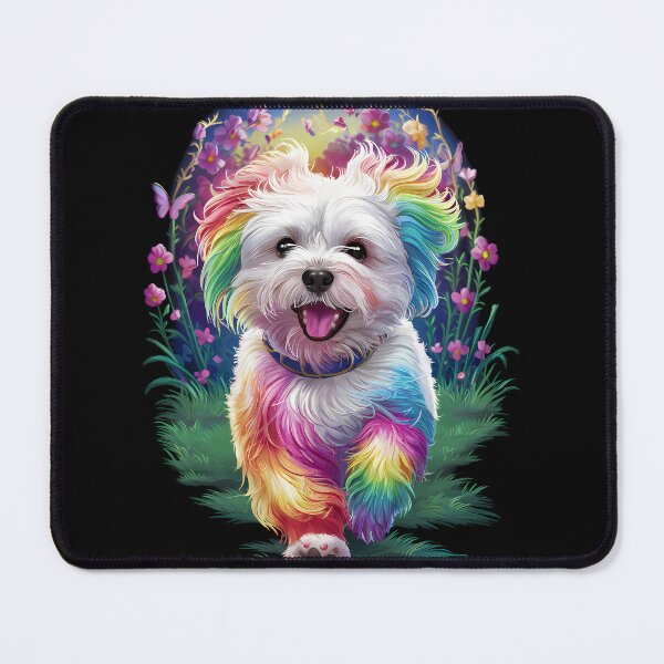 Item preview, Rainbow Maltese Magic designed and sold by RedTamah.