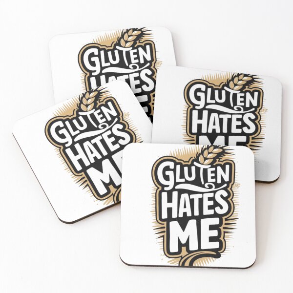 Item preview, Gluten Hates Me Topography designed and sold by EmeraldCauldren.
