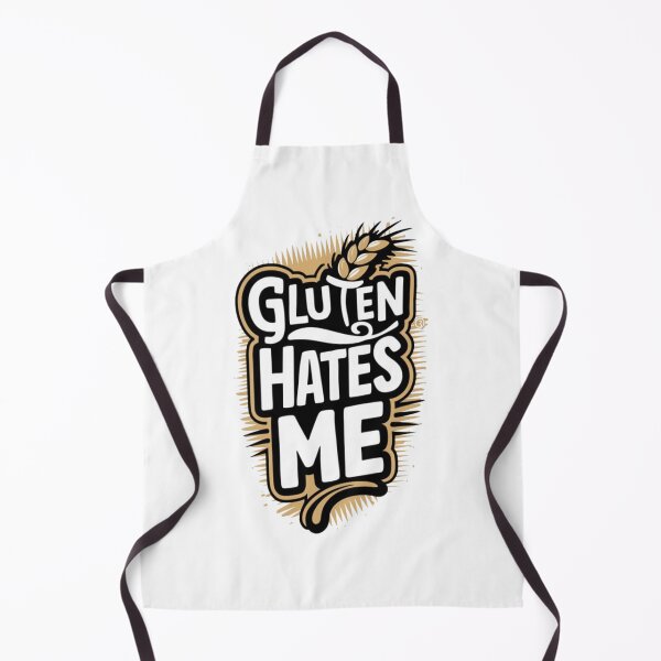 Item preview, Gluten Hates Me Topography designed and sold by EmeraldCauldren.