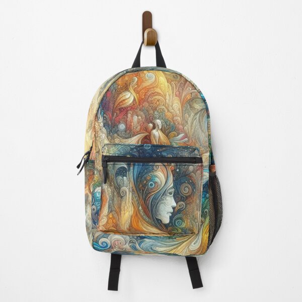 Item preview, Fantasy Fabric Pattern with Abstract Magical Landscapes designed and sold by Rui Fernandes.