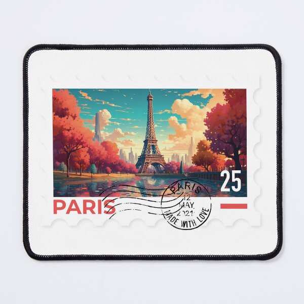 Item preview, Paris Stamp, France  designed and sold by PurrfectionMeow.