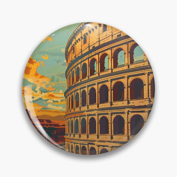Item preview, Retro poster "The Colosseum" designed and sold by MidArtForge.