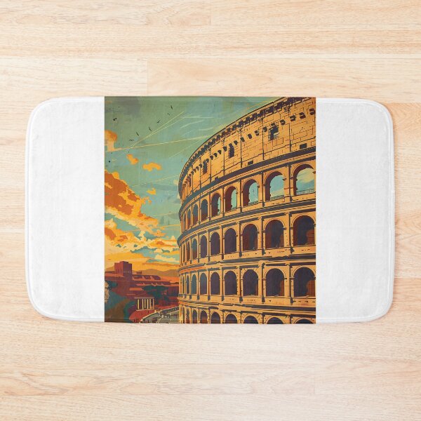 Item preview, Retro poster "The Colosseum" designed and sold by MidArtForge.