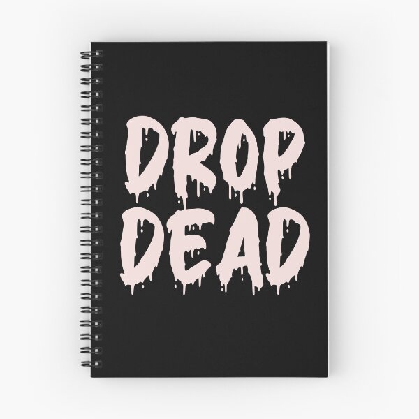 Item preview, PINK ON BLACK DROP DEAD BLOOD DRIP designed and sold by RomeArtCo.