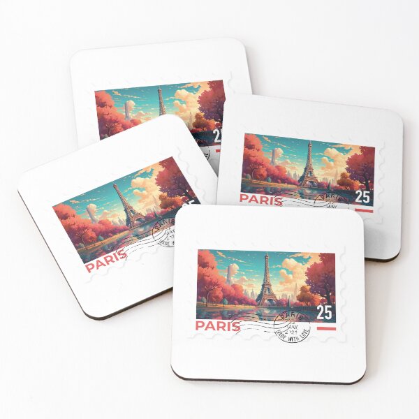 Item preview, Paris Stamp, France  designed and sold by PurrfectionMeow.