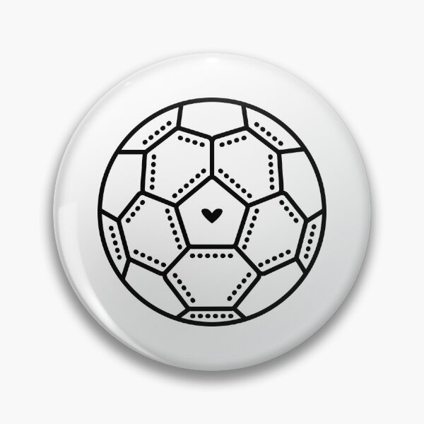 Item preview, Black line football ball  designed and sold by OM-lova.
