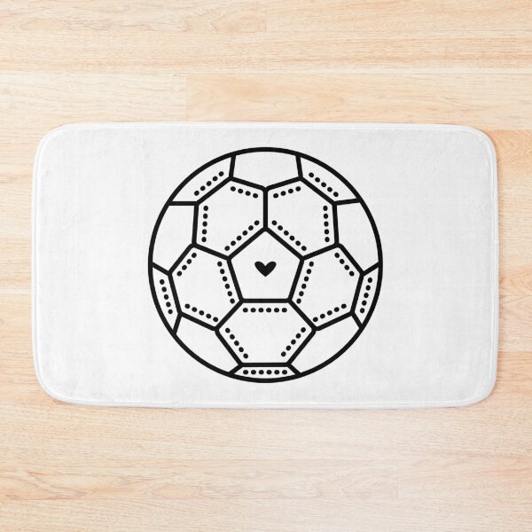 Item preview, Black line football ball  designed and sold by OM-lova.