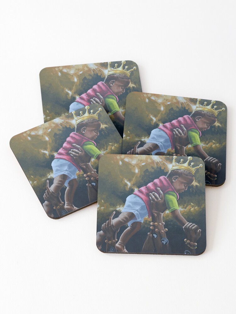 Thumbnail 1 of 5, Coasters (Set of 4), Way To Success by Josby designed and sold by RainMakerDesign.