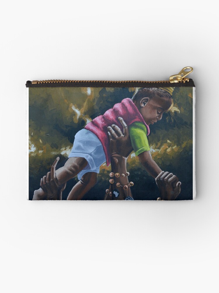 Thumbnail 1 of 4, Zipper Pouch, Way To Success by Josby designed and sold by RainMakerDesign.