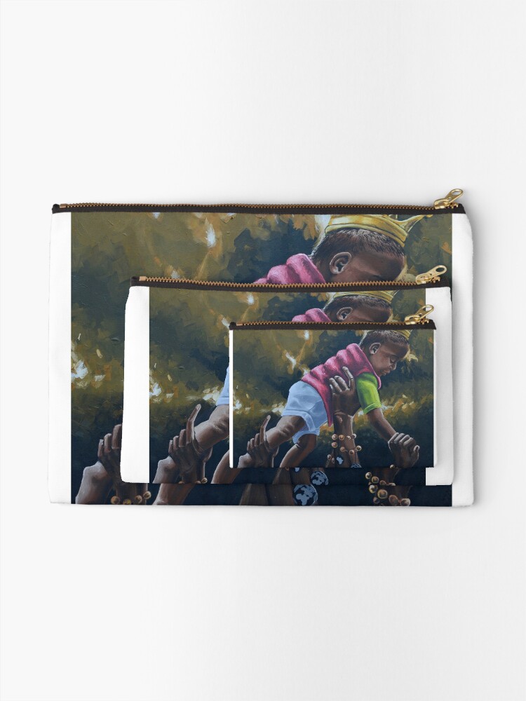 Thumbnail 2 of 4, Zipper Pouch, Way To Success by Josby designed and sold by RainMakerDesign.