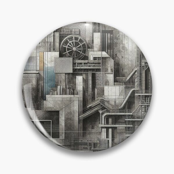 Artikelvorschau, Urbanes Industriestoffmuster: Konkrete Texturen und geometrische Formen entworfen und verkauft von Rui Fernandes.