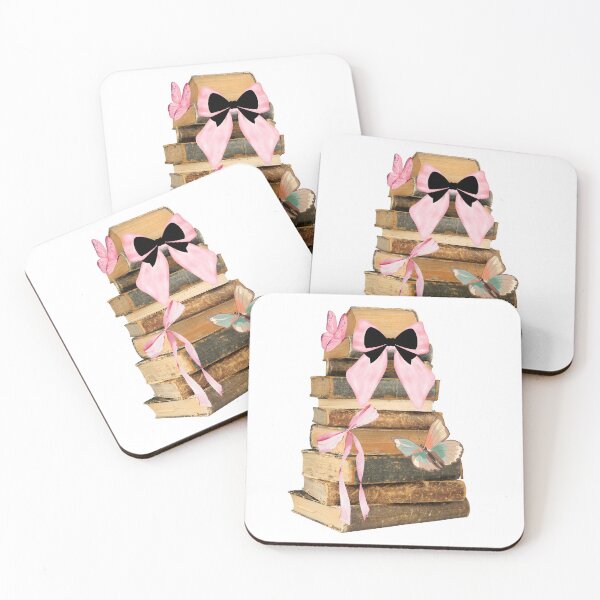 Item preview, Vintage Books Lover Reader Addict Book nerd Pink Bows designed and sold by CCKimShop.