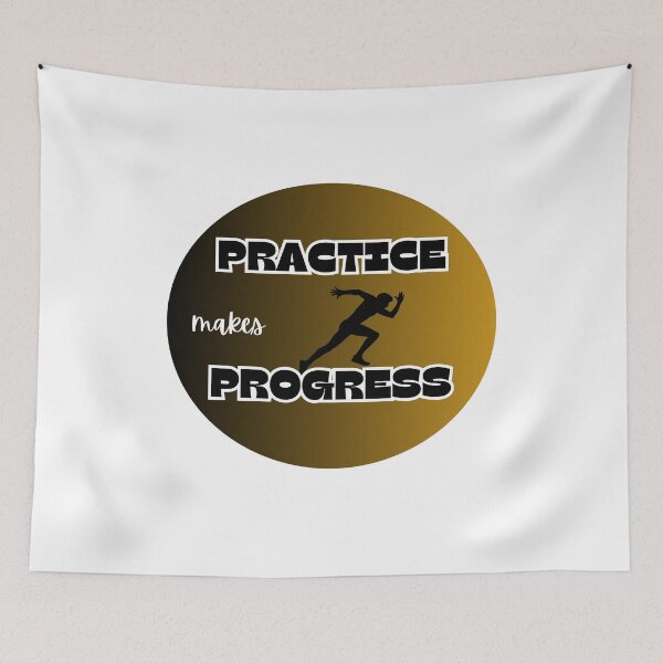 Item preview, practice makes progress, sprinter designed and sold by IFarty.