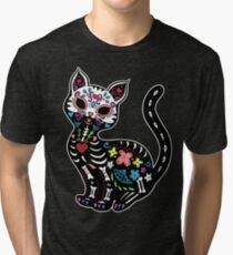 Dia de los Gatos Tri-blend T-Shirt