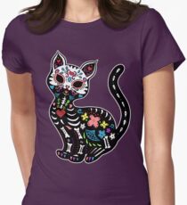 Dia de los Gatos Women's Fitted T-Shirt