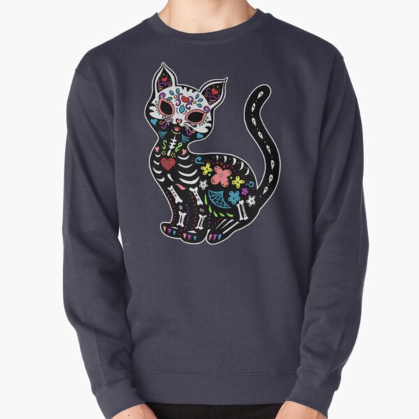 Dia de los Gatos Pullover Sweatshirt