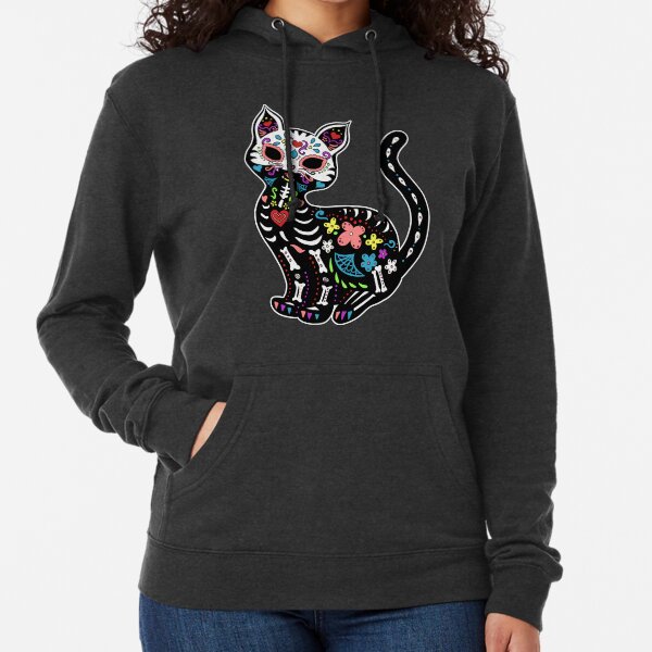 Dia de los Gatos Lightweight Hoodie