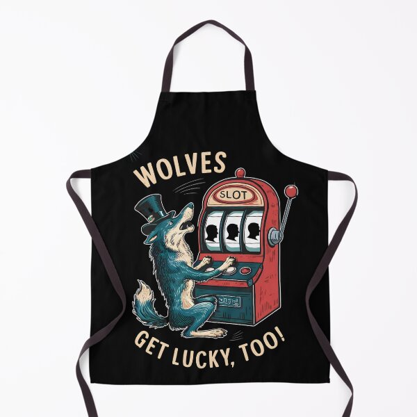 Item preview, Casino Gambling Wolves Get Lucky Too designed and sold by SloganExpress.