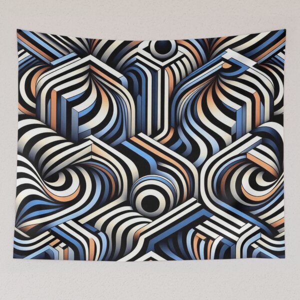 Item preview, Optical Illusion Op Art Fabric: Dynamic and Engaging Patterns designed and sold by Rui Fernandes.