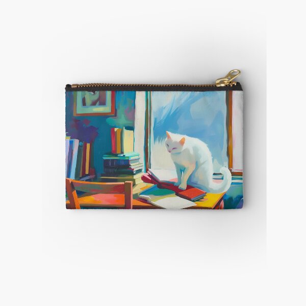Item preview, White Cat In The Bedroom designed and sold by sakurashorty.