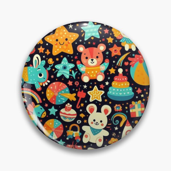 Item preview, Playful Stars & Animals Children's Fabric: Bright and Cheerful Designs designed and sold by Rui Fernandes.