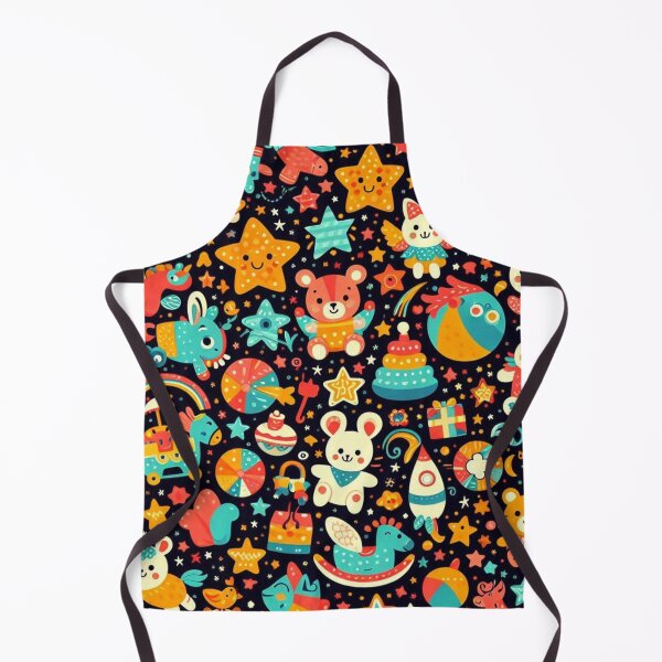 Item preview, Playful Stars & Animals Children's Fabric: Bright and Cheerful Designs designed and sold by Rui Fernandes.