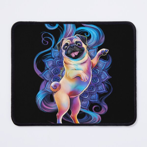 Item preview, Colorful Playful Pug designed and sold by RedTamah.