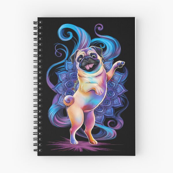 Item preview, Colorful Playful Pug designed and sold by RedTamah.