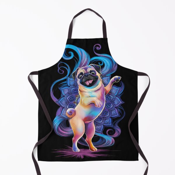 Item preview, Colorful Playful Pug designed and sold by RedTamah.