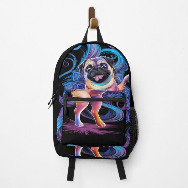 Item preview, Colorful Playful Pug designed and sold by RedTamah.