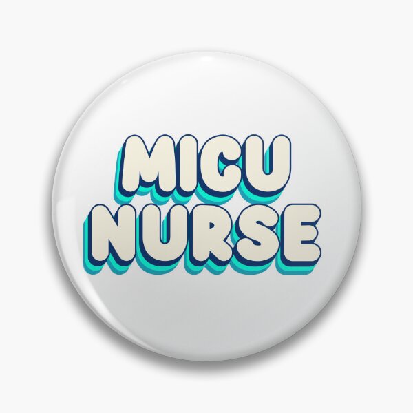 Item preview, MICU Nurse (Retro Aqua) designed and sold by Whackadoodletee.