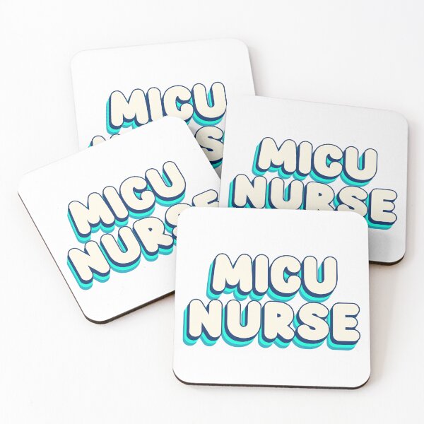 Item preview, MICU Nurse (Retro Aqua) designed and sold by Whackadoodletee.