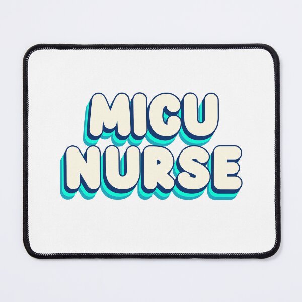 Item preview, MICU Nurse (Retro Aqua) designed and sold by Whackadoodletee.