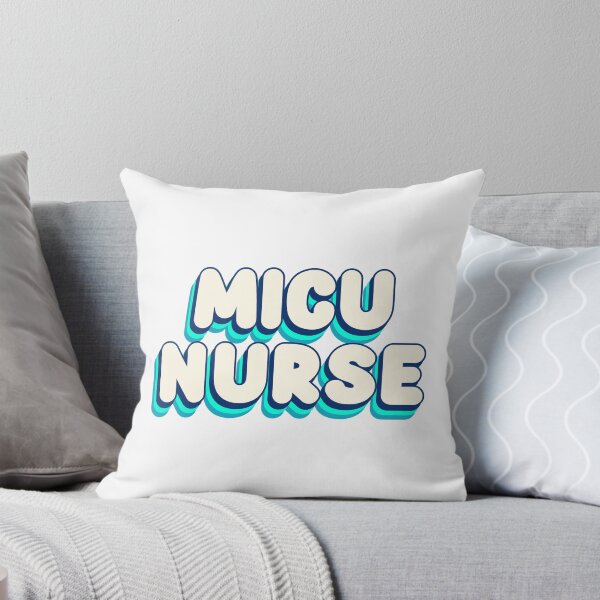 Item preview, MICU Nurse (Retro Aqua) designed and sold by Whackadoodletee.