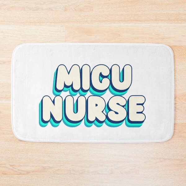 Item preview, MICU Nurse (Retro Aqua) designed and sold by Whackadoodletee.
