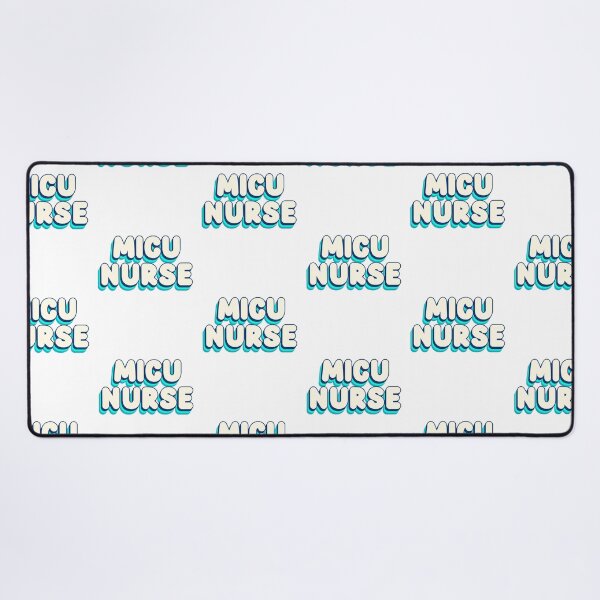 Item preview, MICU Nurse (Retro Aqua) designed and sold by Whackadoodletee.