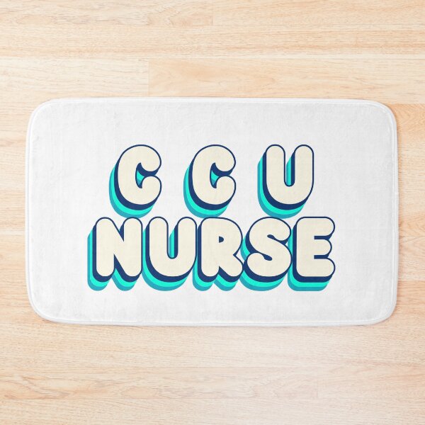 Item preview, CCU Nurse (Retro Aqua) designed and sold by Whackadoodletee.