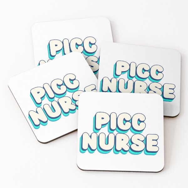 Item preview, PICC Nurse (Retro Aqua) designed and sold by Whackadoodletee.